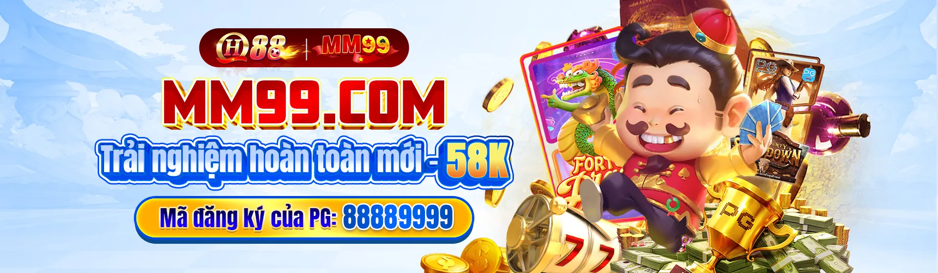 Hình ảnh Nổ Hũ SC889 với biểu tượng jackpot và tiền vàng lấp lánh